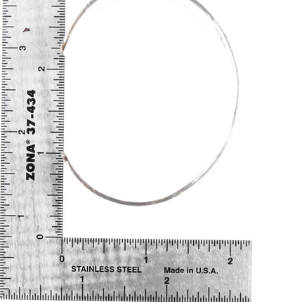 7" Vintage Navajo silver cuff bracelet with geometric overlay pattern - Estate Fresh Austin