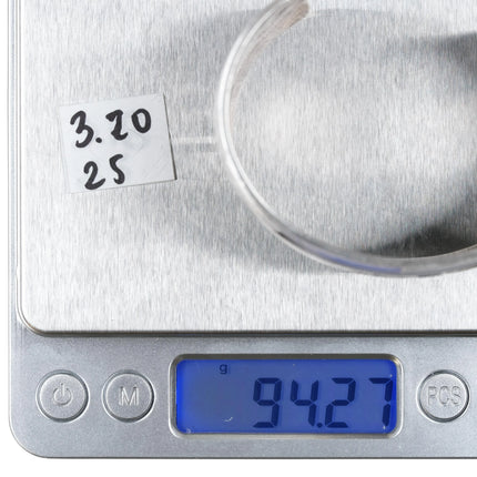 7.25" Manuel Hoyungowa. c:(1953-2011) Hopi overlay cuff bracelet Sterling silver - Estate Fresh Austin