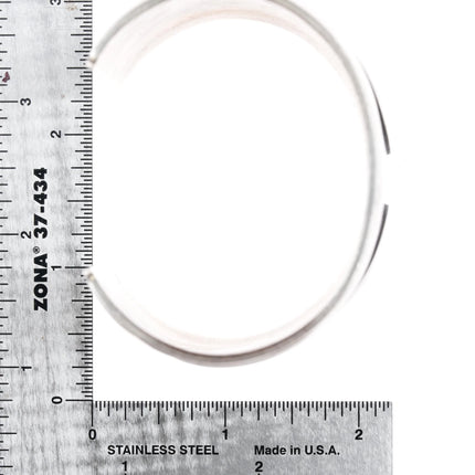 7.5" Virgil Thomas (1948-1986) Hopi Overlay turtle cuff bracelet sterling silver - Estate Fresh Austin