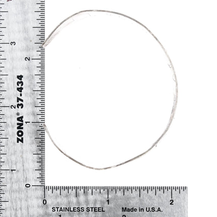 7" Crude Haida silver cuff bracelet xmas gift - Estate Fresh Austin