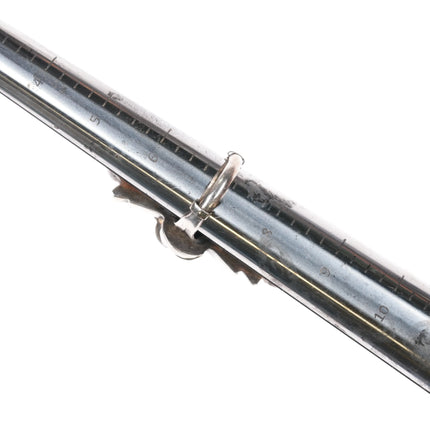 sz7 Tsosie Atkinsons Trading Navajo sterling silver Bisbee turquoise, coral ring - Estate Fresh Austin