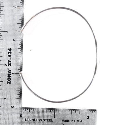 7.25" AS Sterling vintage flush inlay southwest sterling Kachina cuff bracelet - Estate Fresh Austin