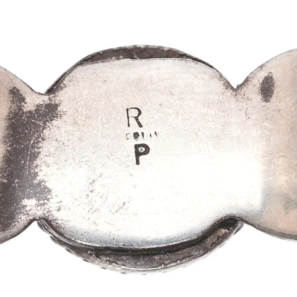 6.5" Vintage RP Navajo sterling and turquoise cuff bracelet - Estate Fresh Austin