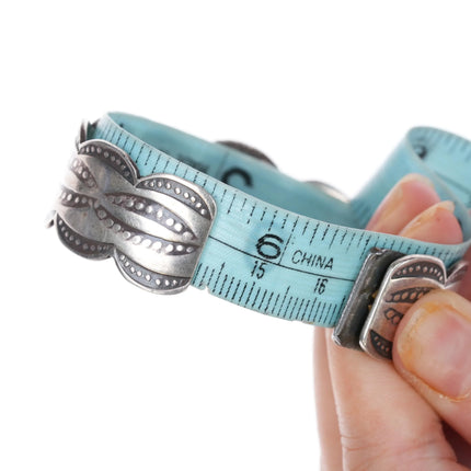 6.5" Vintage RP Navajo sterling and turquoise cuff bracelet - Estate Fresh Austin