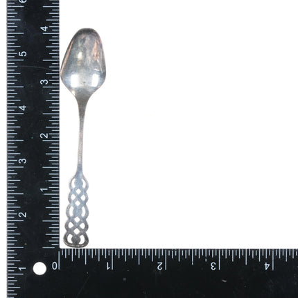 David Andersen 830 Silver Ringebu Demitasse/coffee spoons Sugar tongs butter - Estate Fresh Austin