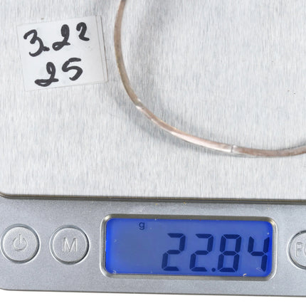 7" Stacey Josytewa Hopi Overlay cuff bracelet sterling silver - Estate Fresh Austin