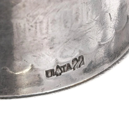 6.75" c1940's UITA22 Dean Kirk Trading Post Navajo silver cuff bracelet - Estate Fresh Austin