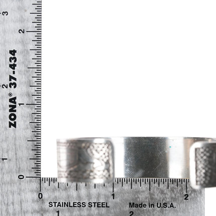 6.25" c1950's Haida silver hand carved cuff bracelet very detailed. - Estate Fresh Austin
