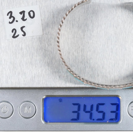 6.12" Jessica Chavez Zuni sterling turquoise inlay 4 row cuff bracelet - Estate Fresh Austin