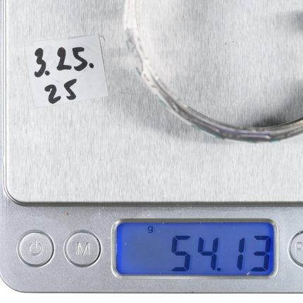 6.625" 1970's E.L. Navajo Sterling chip inlay Virginia cuff bracelet - Estate Fresh Austin