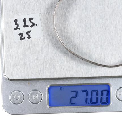 6.75" 30's-40's Navajo silver Fred Harvey dog and arrows cuff bracelet - Estate Fresh Austin