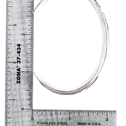 6.75" 30's-40's Navajo silver Fred Harvey dog and arrows cuff bracelet - Estate Fresh Austin