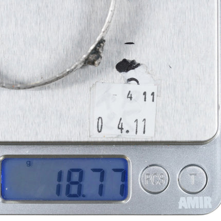 6.5" c1930's Mohawk Trail Fred Harvey era sterling souvenir cuff bracelet - Estate Fresh Austin