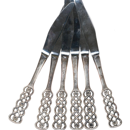 David Andersen 830 Silver Ringebu 6pc Knife set - Estate Fresh Austin