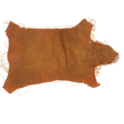 Antique Childrens Dollhouse Rug Faux Tiger - Estate Fresh Austin