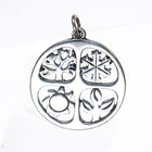 Retired James Avery Four seasons charm sterling silver - Estate Fresh Austin