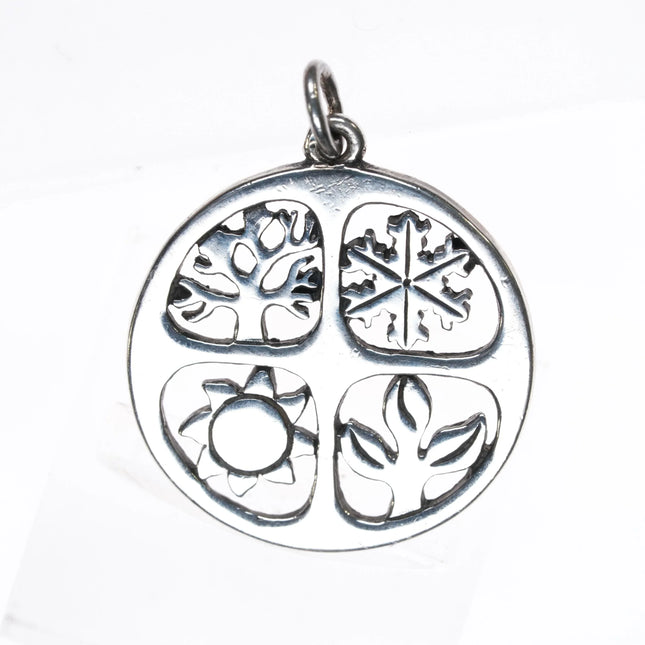 Retired James Avery Four seasons charm sterling silver - Estate Fresh Austin