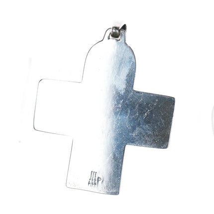 Retired James Avery Last supper descending dove cross pendant sterling silver - Estate Fresh Austin