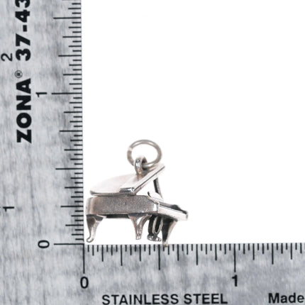 Retired James Avery 3d Grand Piano charm sterling silver - Estate Fresh Austin