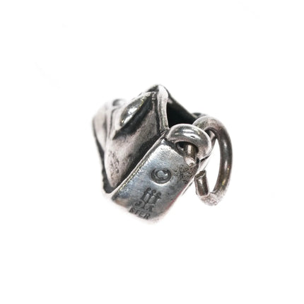 Retired James Avery Baby Shoe charm sterling silver - Estate Fresh Austin