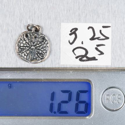 James Avery sand dollar charm sterling silver v - Estate Fresh Austin