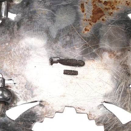 Vintage Sterling silver Navajo turquoise and spiny oyster 1.5" Belt buckle - Estate Fresh Austin