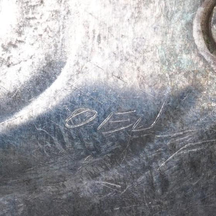 50's-60's Navajo sterling silver concho style high grade turquoise belt buckle - Estate Fresh Austin