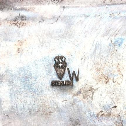 David Rosales Navajo Supersmiths Black Jade, Tigers Eye Sterling belt buckle - Estate Fresh Austin