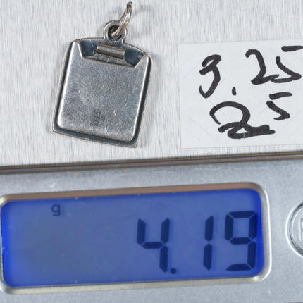 Retired James Avery Miniature picture frame charm sterling silver - Estate Fresh Austin