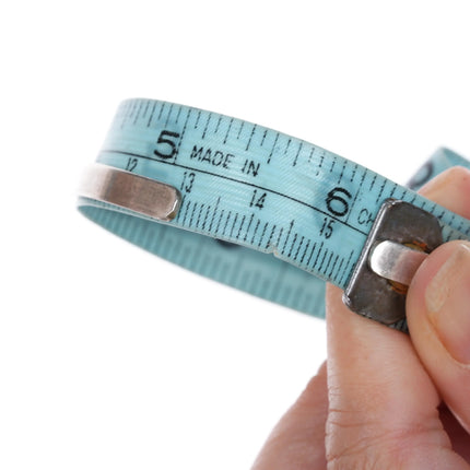 6.12" Vintage Zuni carved turquoise sterling silver cuff bracelet - Estate Fresh Austin