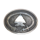 Navajo Community College Dine Sterling silver Yei Arrowhead belt buckle - Estate Fresh Austin