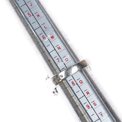 sz7.5 Lagos Caviar 18k gold/Sterling Iolite ring - Estate Fresh Austin