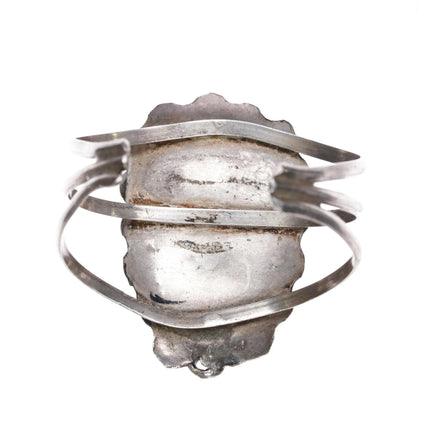 6.125" 60's-70's Navajo sterling silver Royston turquoise cuff bracelet - Estate Fresh Austin