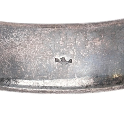 6.6" c1950 Navajo Arts & Crafts Guild silver cuff bracelet - Estate Fresh Austin