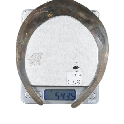 Juan Willie Navajo 14k/Sterling silver freeform pebble brutalist collar necklace - Estate Fresh Austin