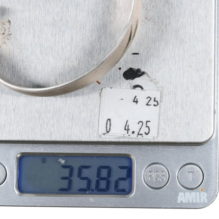 6.5" Art Sterling cuff bracelet with dragonfly - Estate Fresh Austin