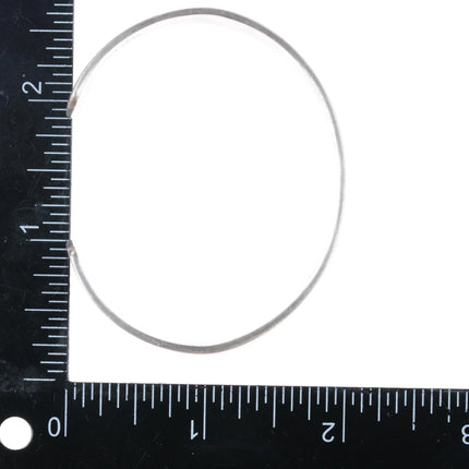 6.5" Willie Archie Talahaftewa Hopi sterling silver Turtle cuff bracelet Overlay - Estate Fresh Austin