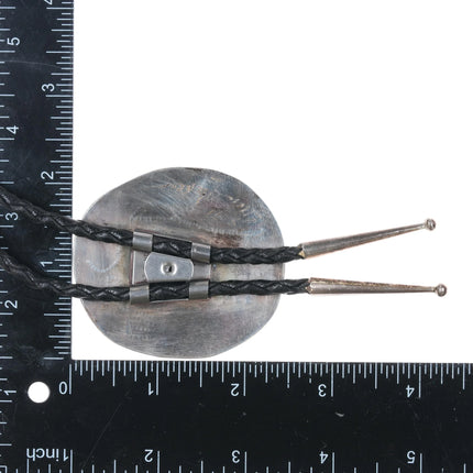 Large Ellen ? Southwestern sterling silver bolo tie - Estate Fresh Austin