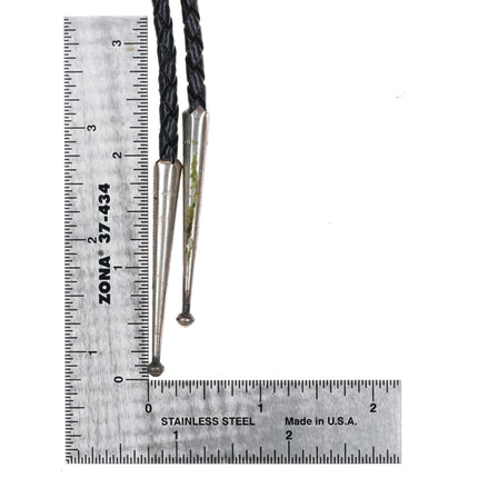 Zuni sterling intarsia inlay bolo tie - Estate Fresh Austin