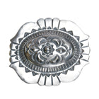 VC Navajo sterling silver heavily stamped repousse belt buckle - Estate Fresh Austin