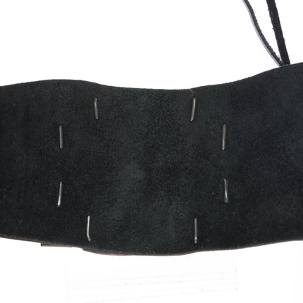 7.5" Navajo Sterling silver Dry Creek Turquoise Ketoh Bowguard bracelet - Estate Fresh Austin