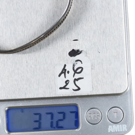 6.375" Tahe Sterling gold filled stamped twisted wire Navajo cuff bracelet - Estate Fresh Austin