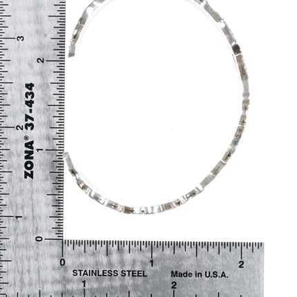 6.5" Elaine Becenti Navajo sterling wild ponies cuff bracelet - Estate Fresh Austin