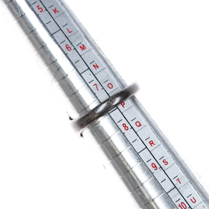 sz7.5 40's-50's Southwestern sterling silver high grade webbed turquoise ring - Estate Fresh Austin