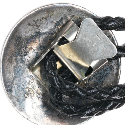 Vintage Silver Cloud Sterling silver bolo tie overlay style - Estate Fresh Austin