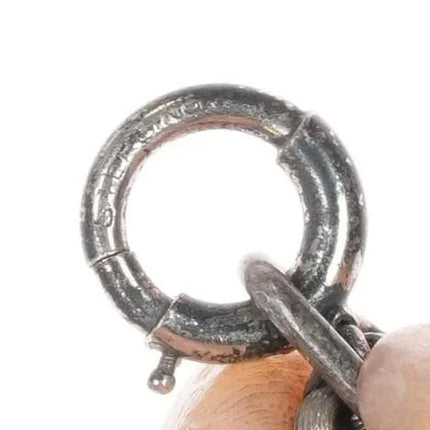 Antique Sterling silver Hand engraved Amethyst Jeruselum cross pendant necklace - Estate Fresh Austin