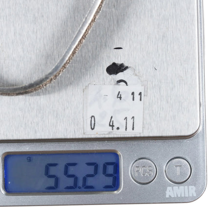 6.5" Kee Nez Navajo tufa cast sterling silver cuff bracelet - Estate Fresh Austin