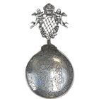 Antique German 800 silver tea caddy spoon w/fancy handle - Estate Fresh Austin