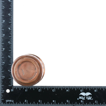 c1920 Tiffany Bronze Toothpick holder/pen caddy copper arts and crafts pattern - Estate Fresh Austin