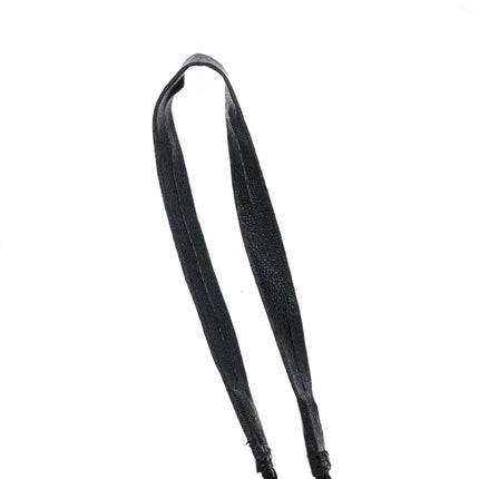 80's-90's Large Charlie John Navajo sterling silver Kingman turquoise bolo tie - Estate Fresh Austin